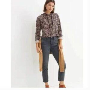 ⭐️ Adora Leopard Cheetah Cat Boho Peasant Hipster Chic Hoodie Farm Hoodie Top